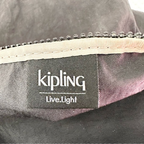 Kipling Black Nylon Live Light New Eldorado Minibag Crossbody Travel Bag No Fob - Picture 8 of 11